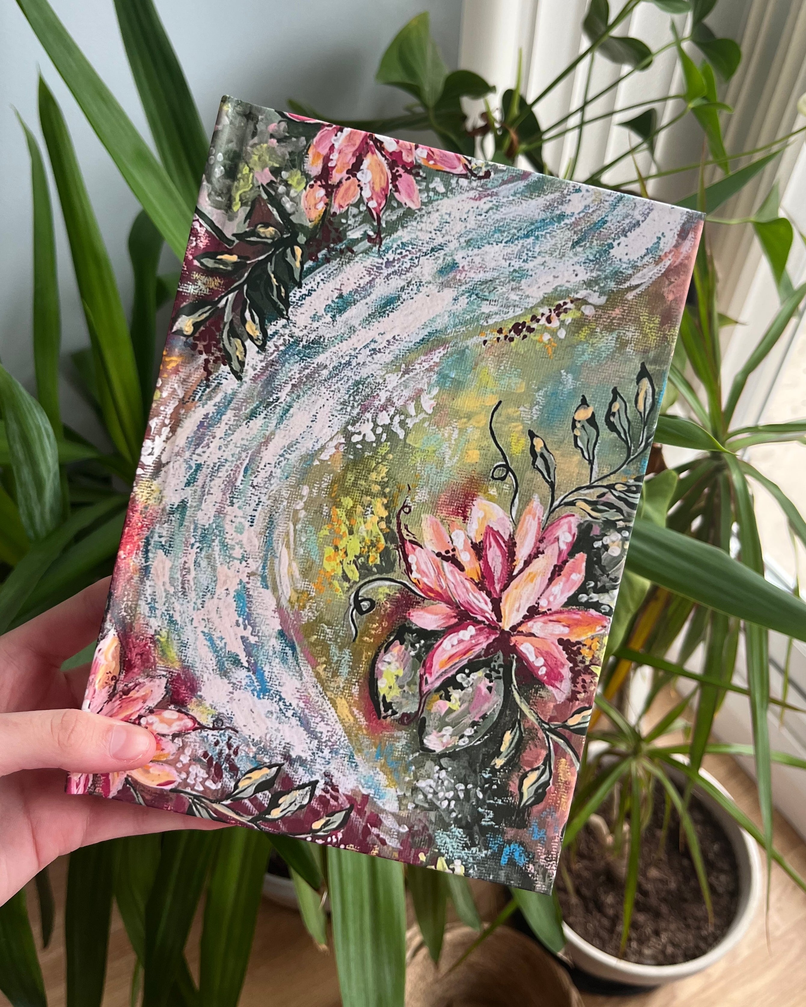 "Lost in Petals" Hardback Sketchbook Journal