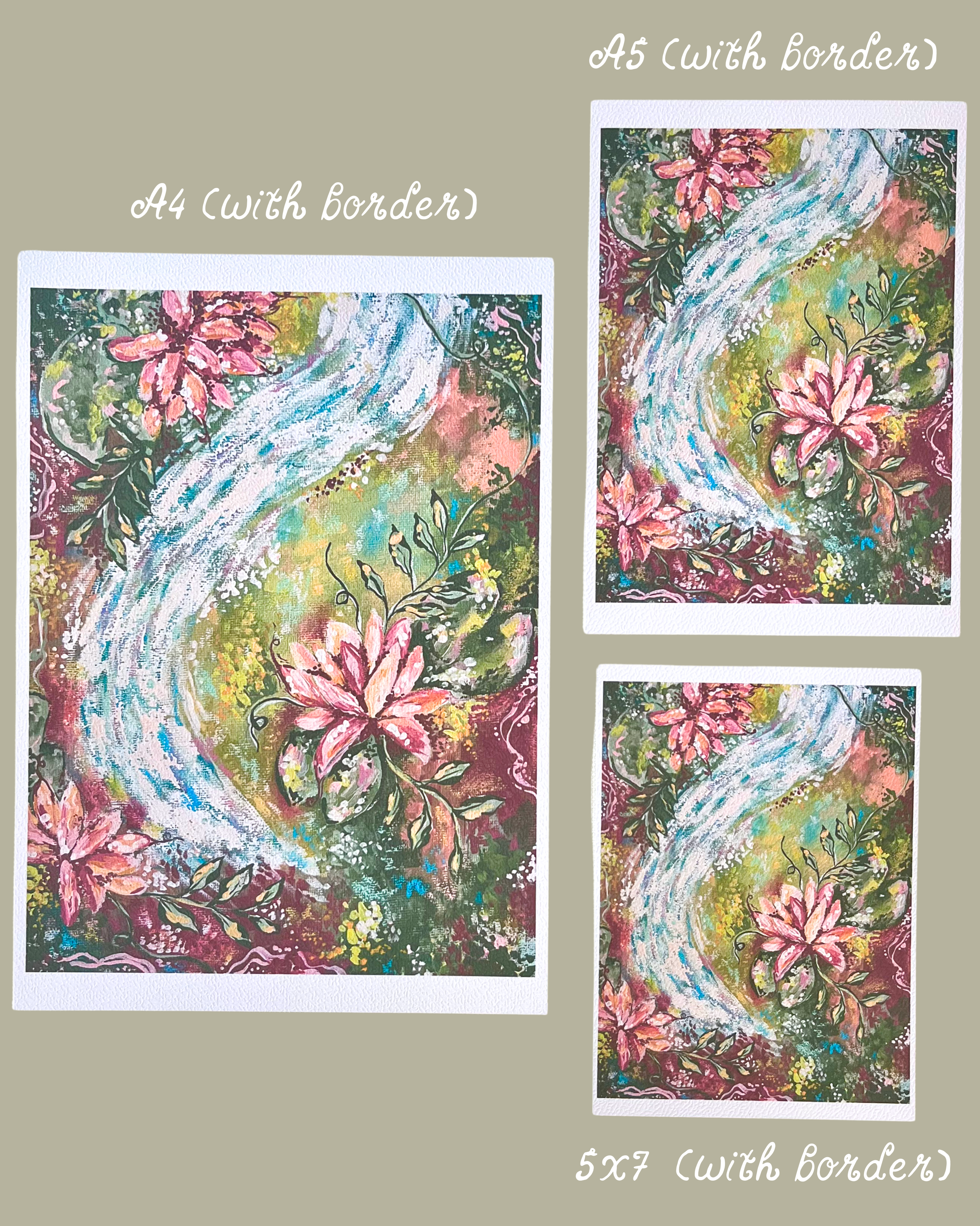 "Lost in Petals" Floral Art Print