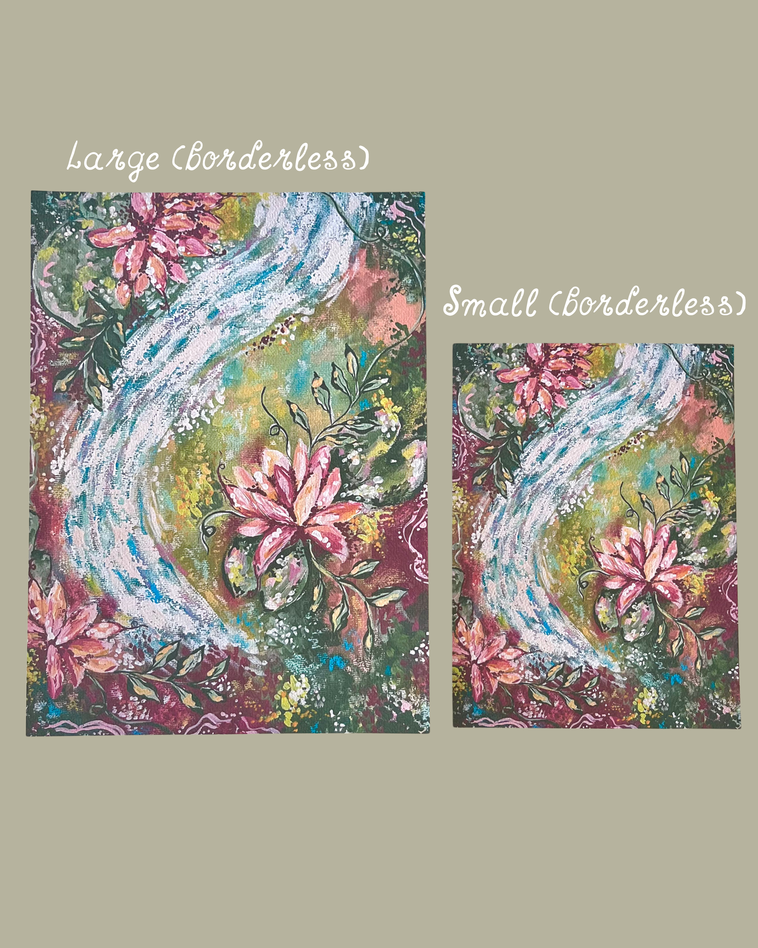 "Lost in Petals" Floral Art Print