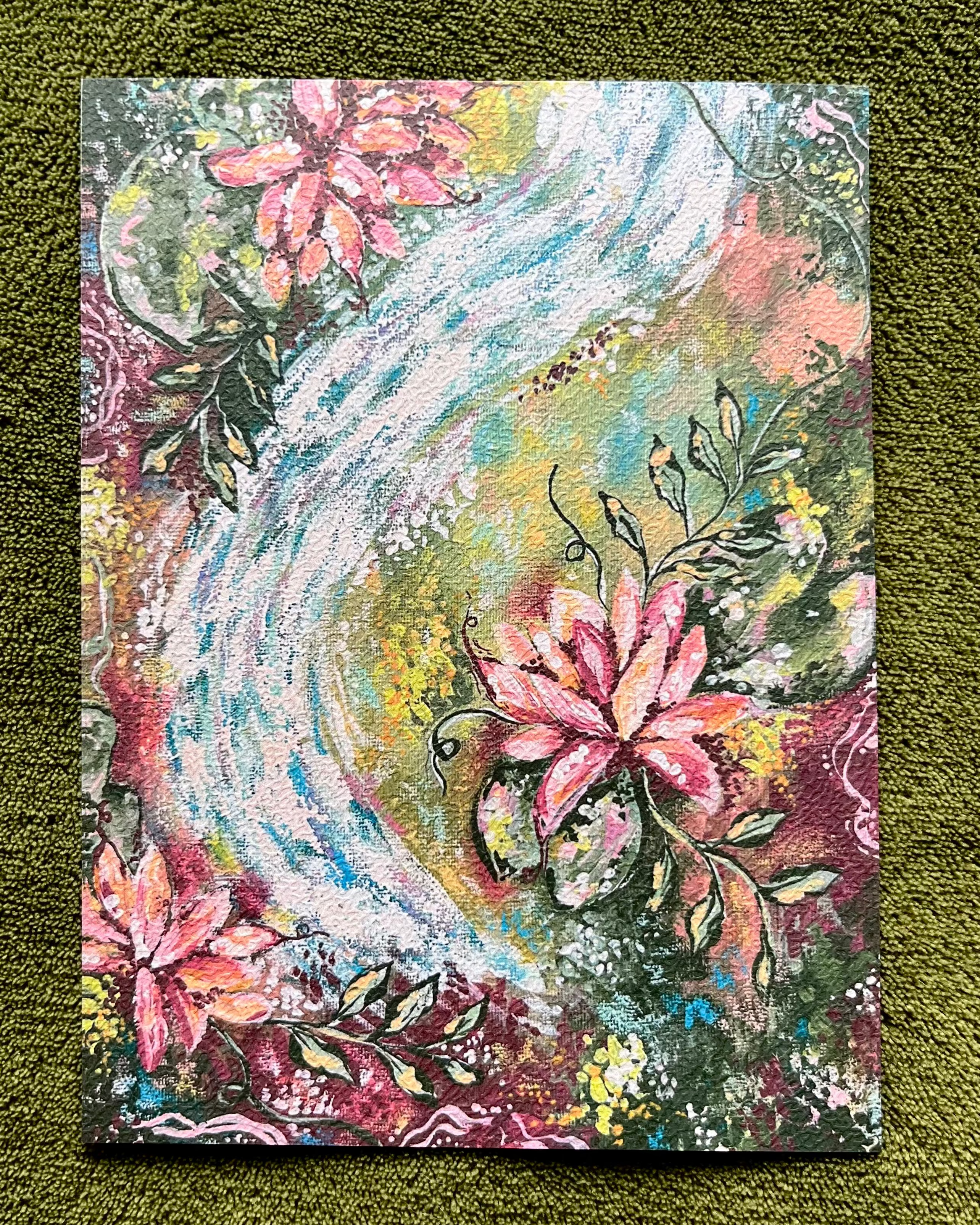 "Lost in Petals" Floral Art Print