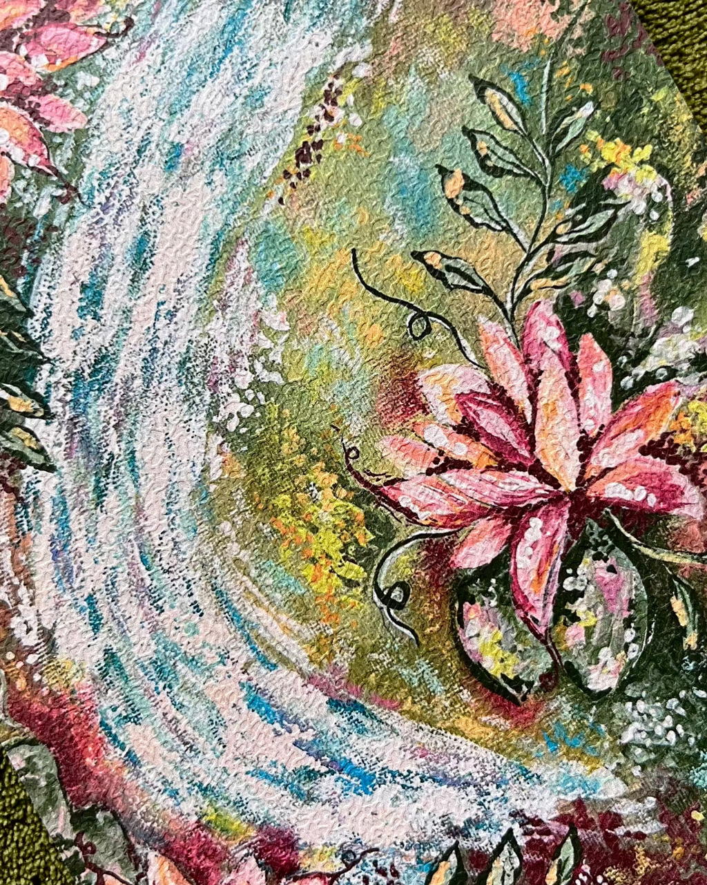 "Lost in Petals" Floral Art Print