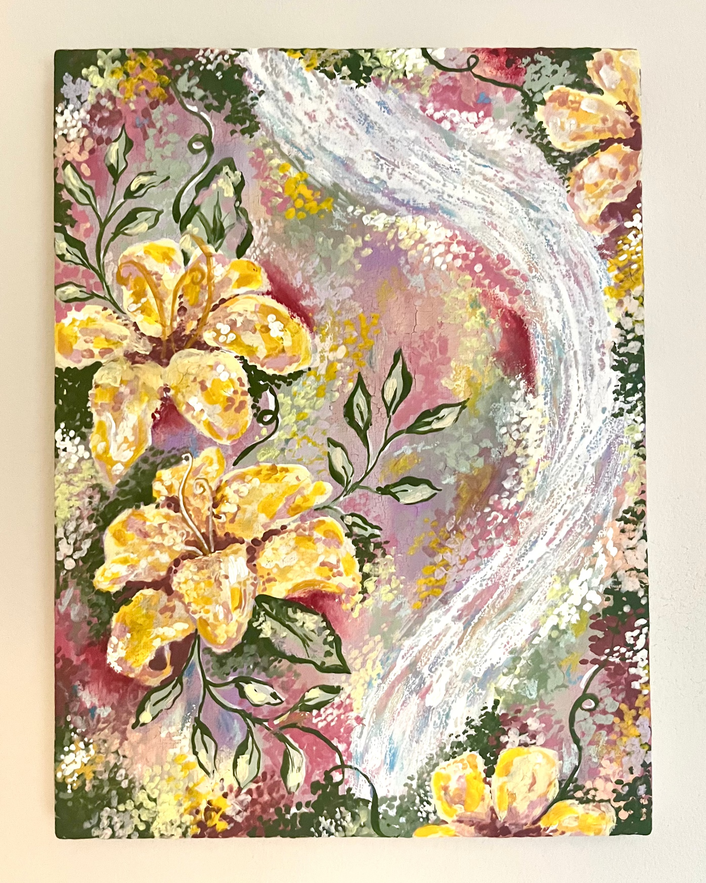 "Sunlight Blooms" Floral Art Print