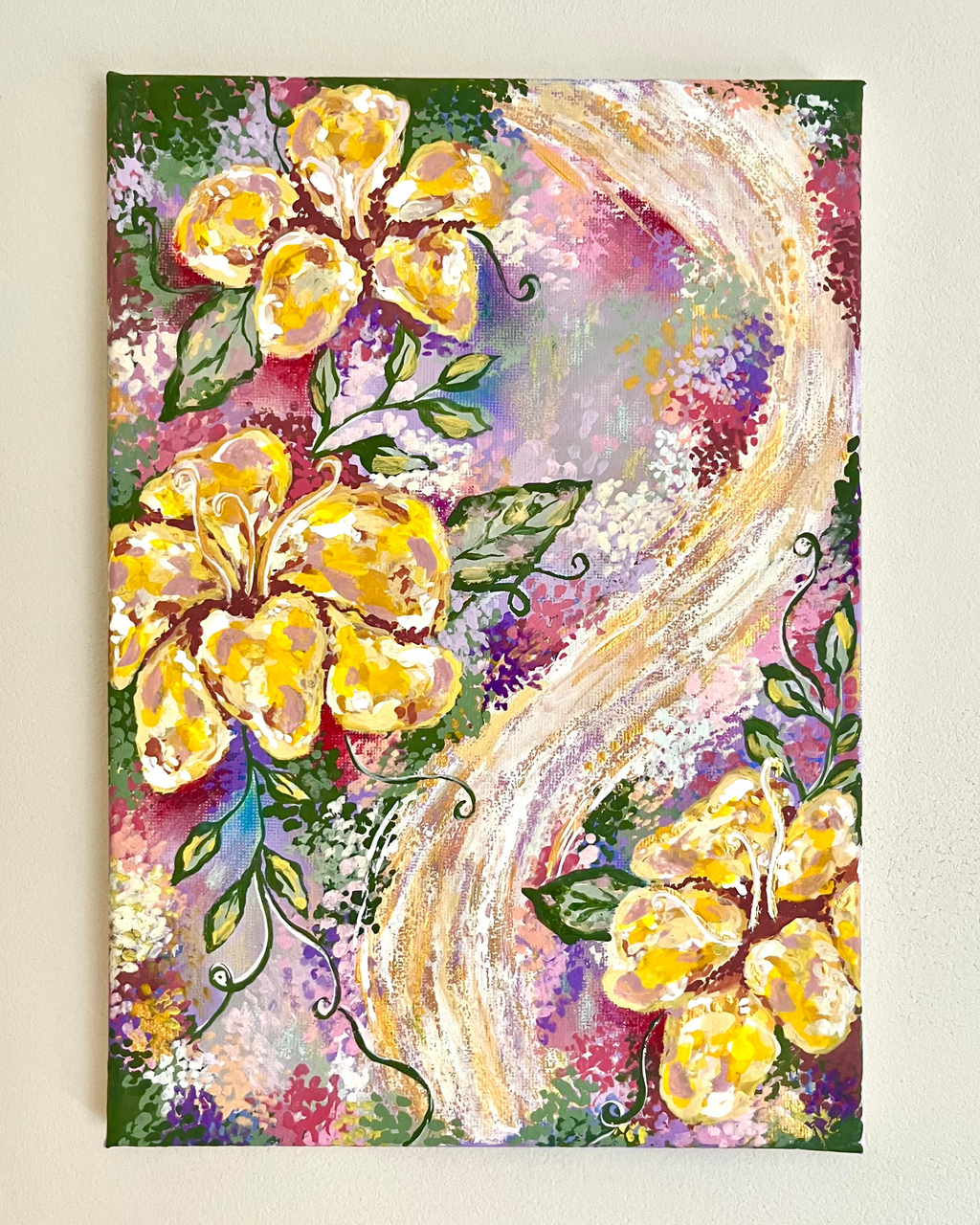 "Where the Lanterns Glow" Original Painting