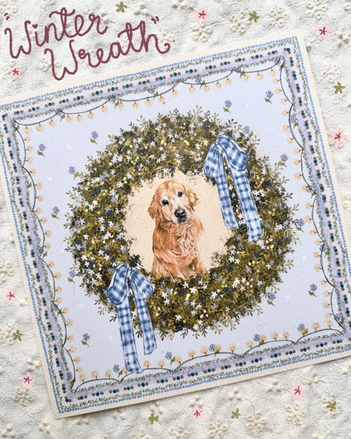 2027 Custom Personalised Pet Portrait Print