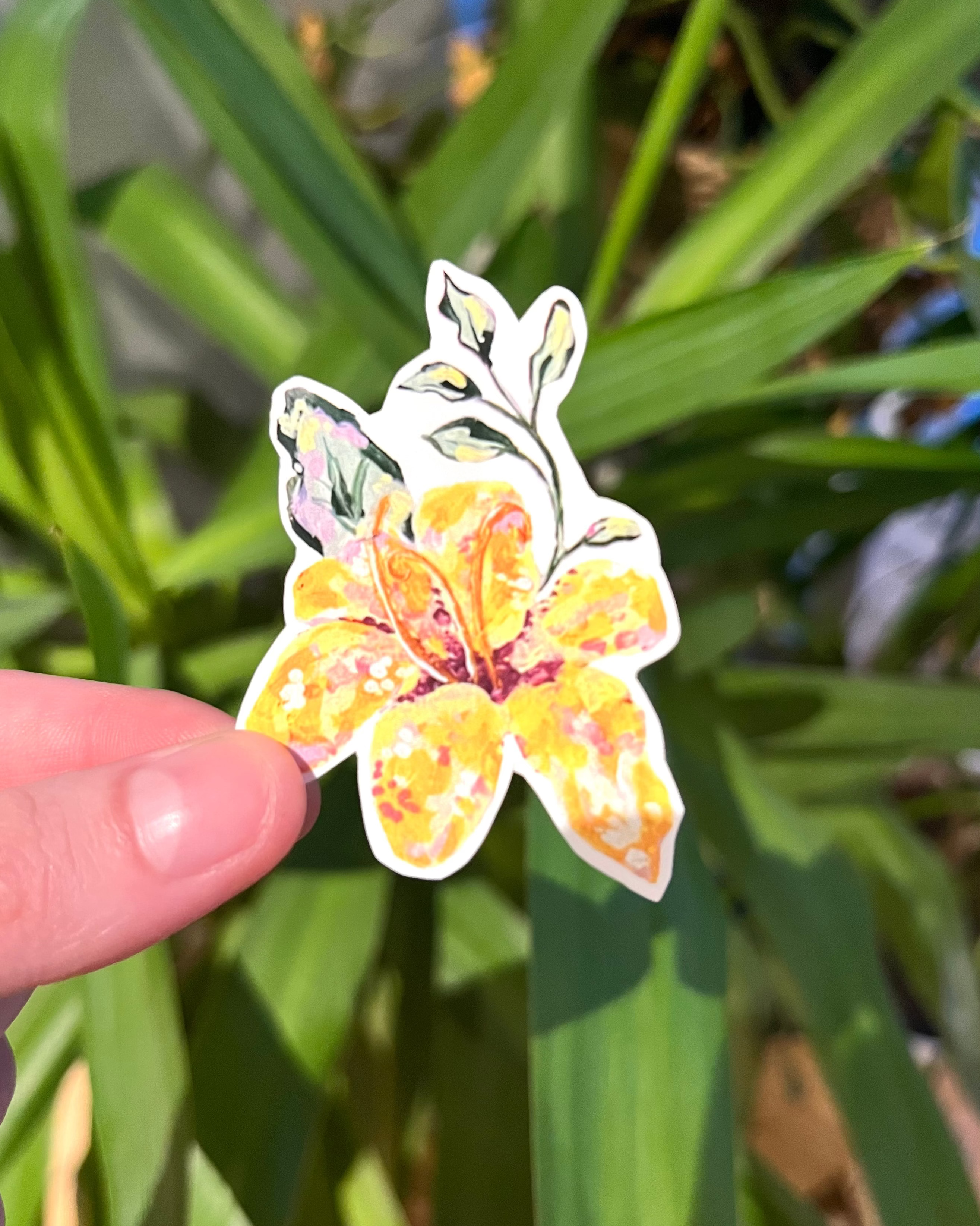 "Amber Bloom" Sticker
