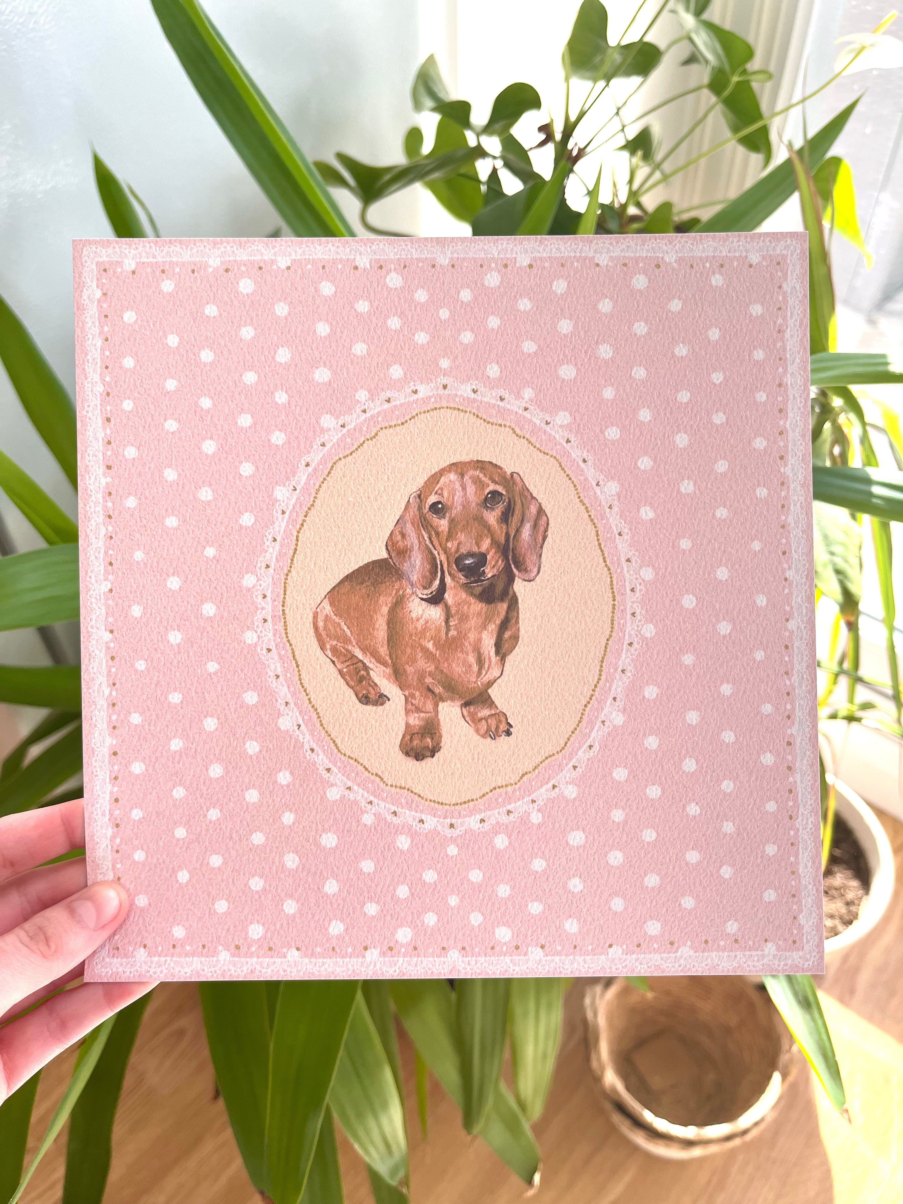 2027 Custom Personalised Pet Portrait Print