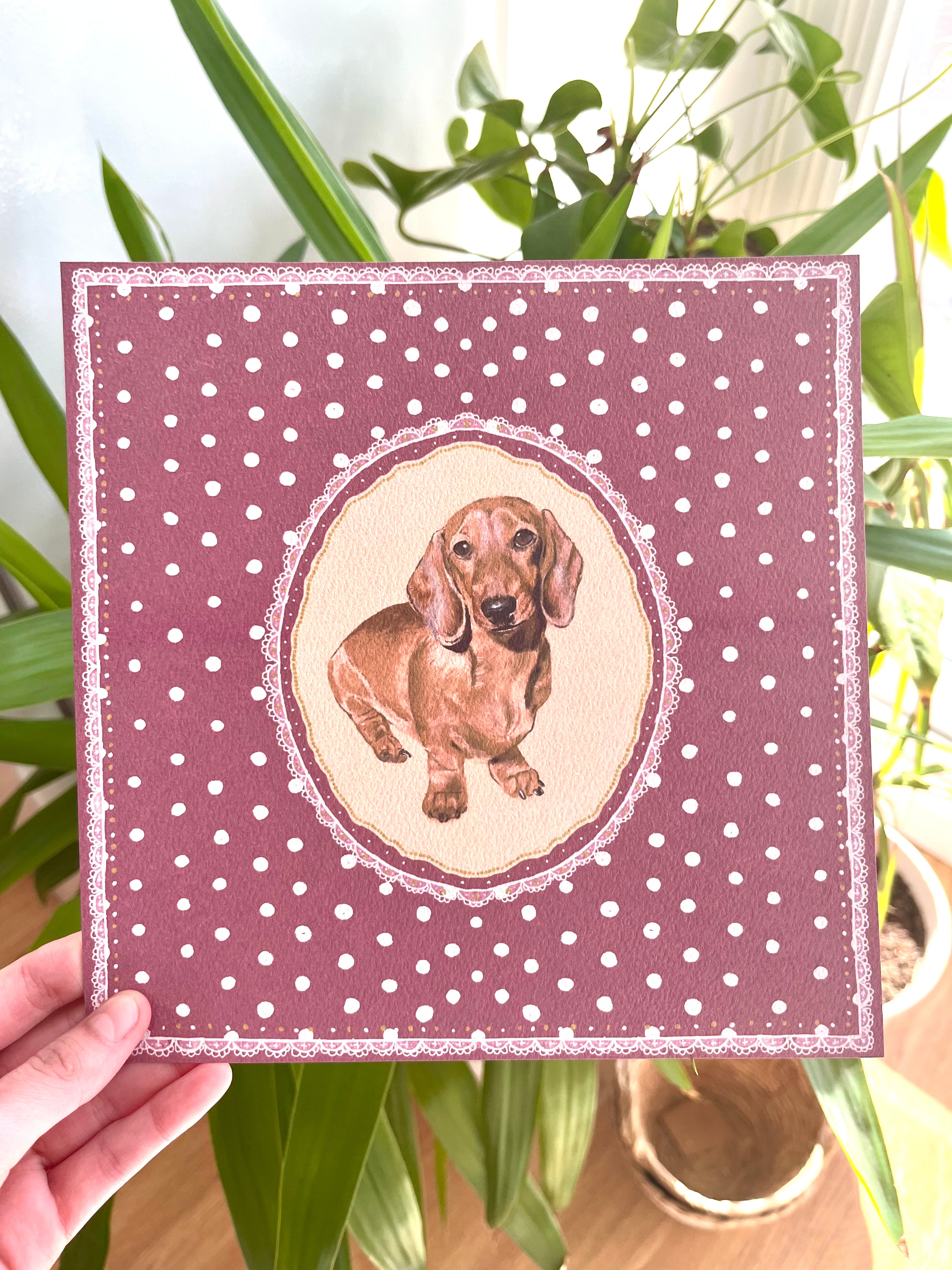 2027 Custom Personalised Pet Portrait Print