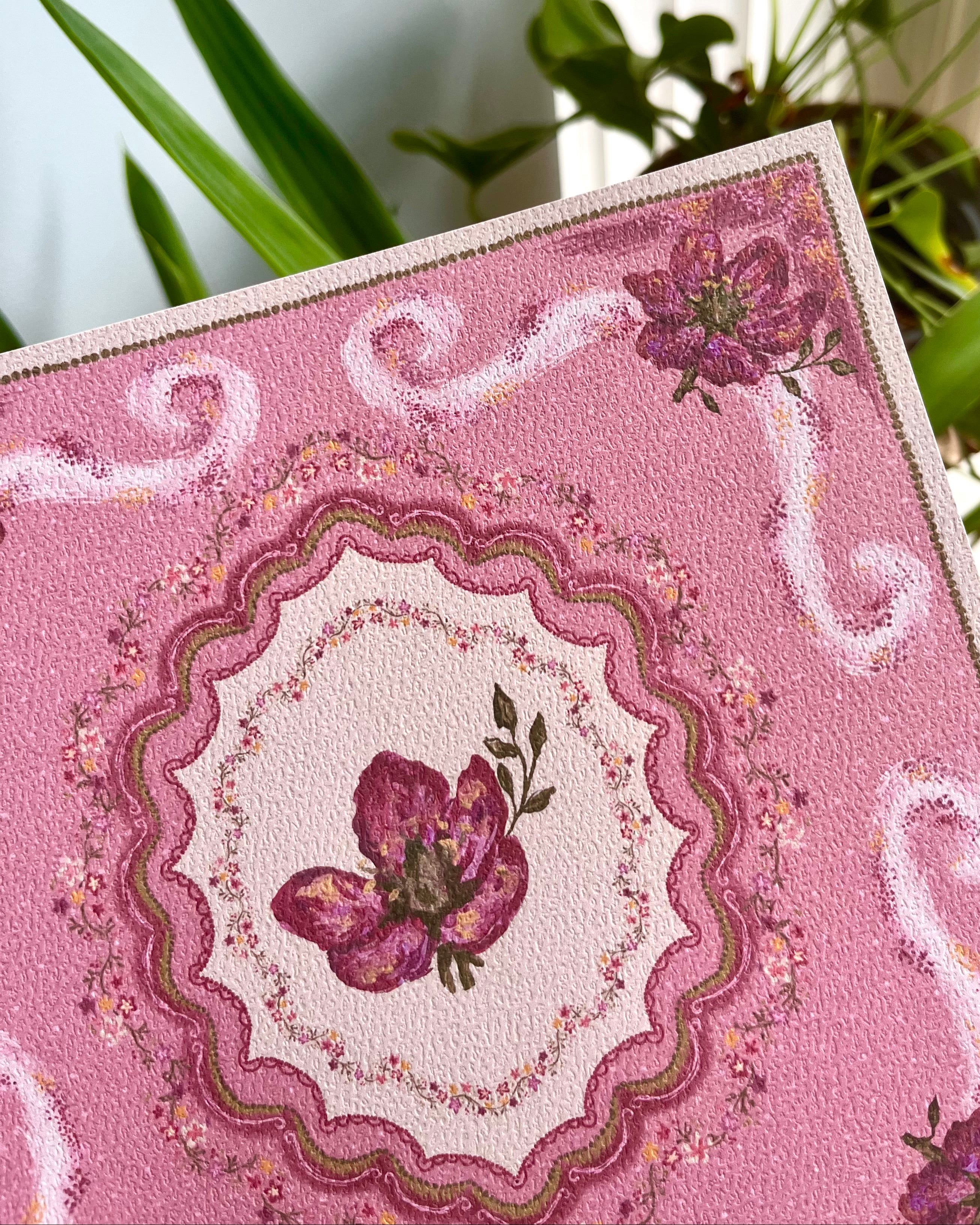 "Briar Reverie" Vintage Floral Art Print