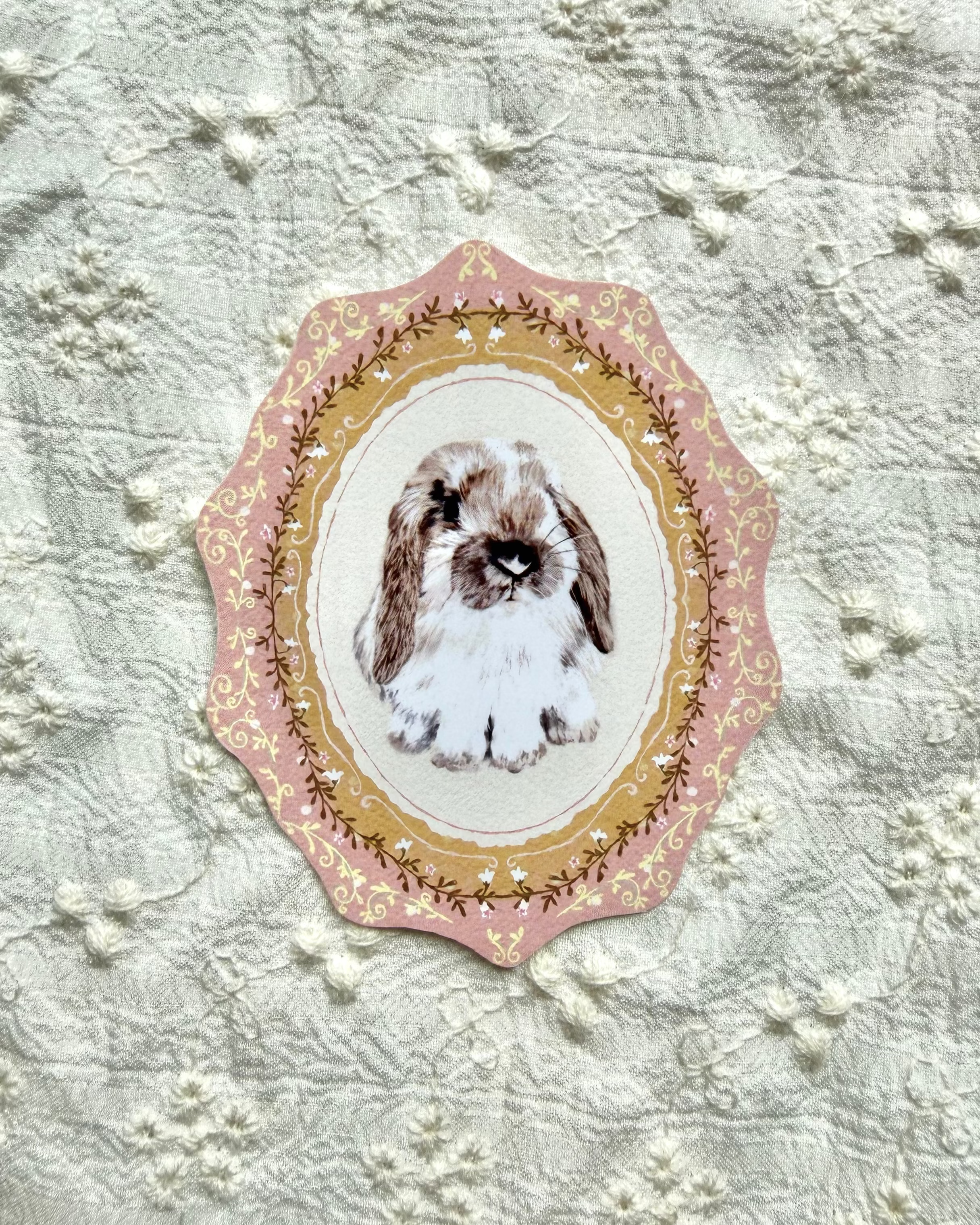 "Lily Reverie" Holland Lop Sticker