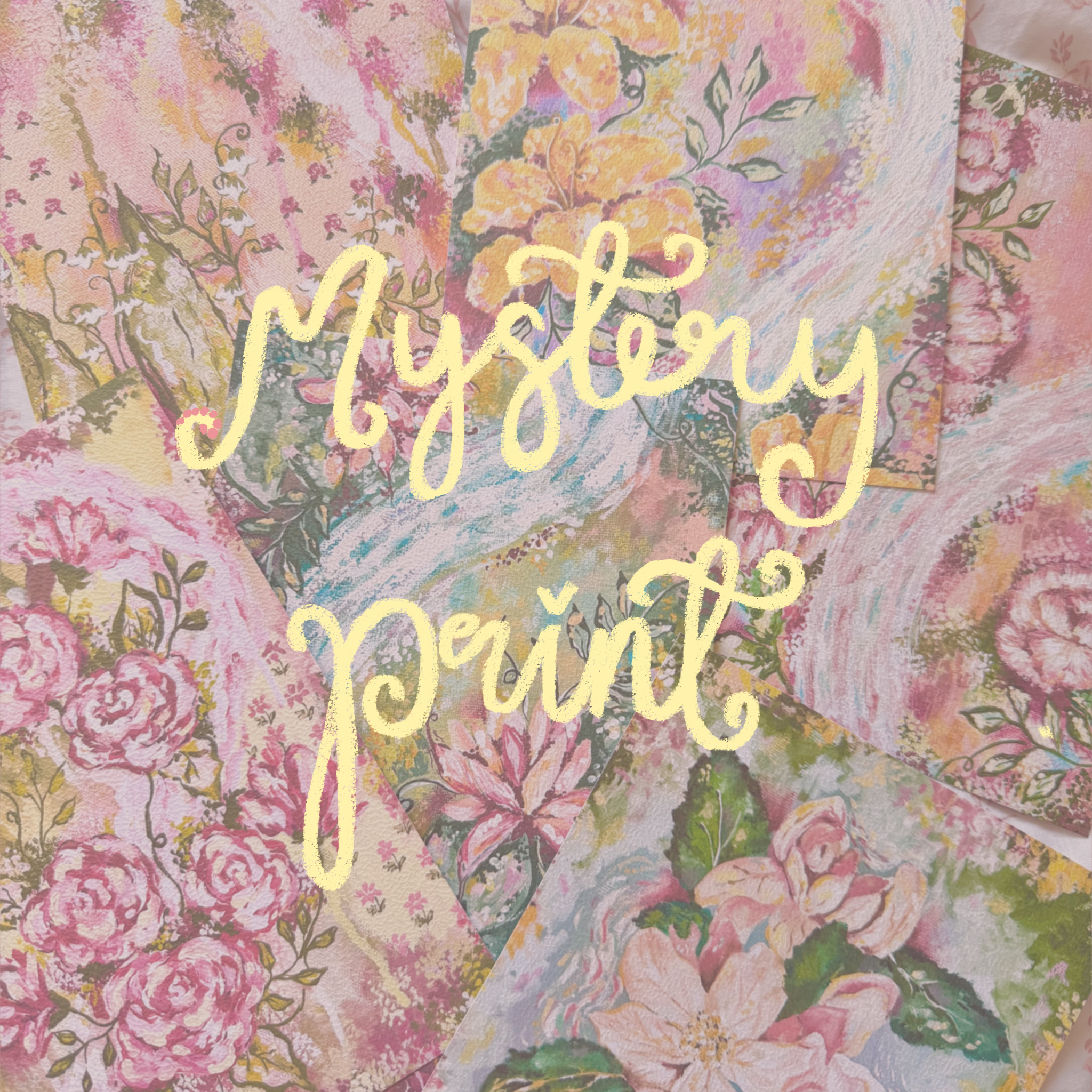 Mystery Floral Art Print