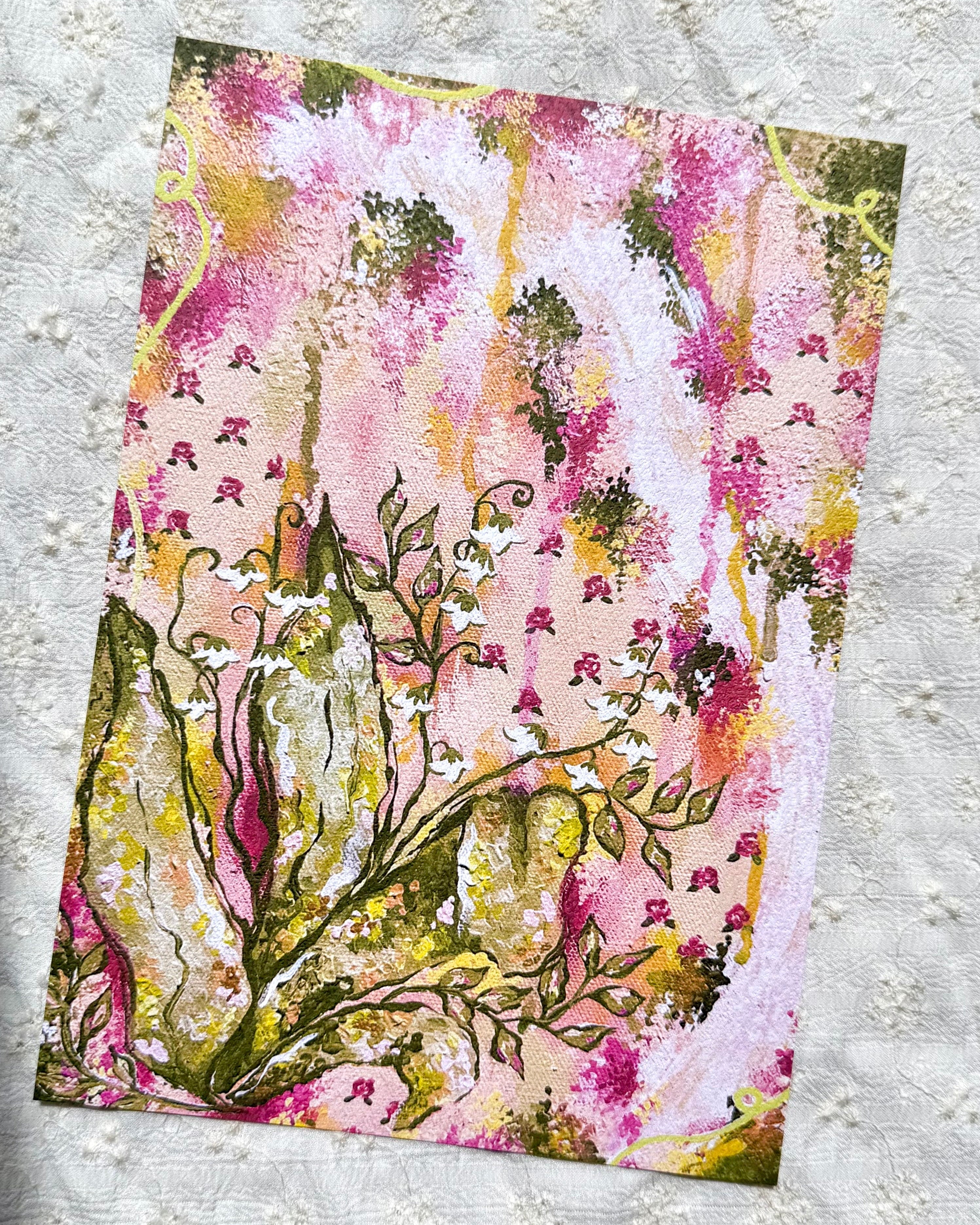 "Soft Bloom" Floral Art Print