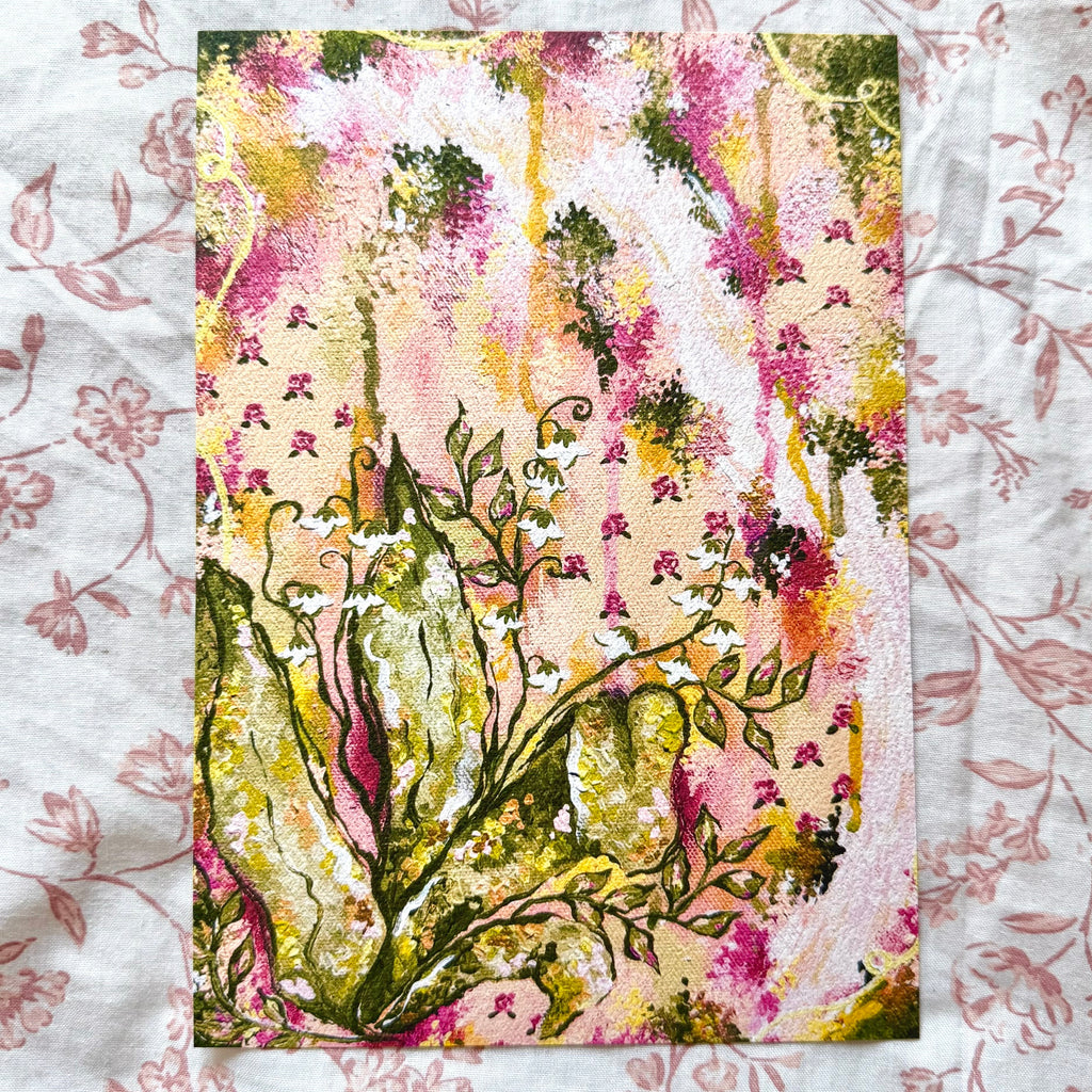 "Soft Bloom" Floral Art Print