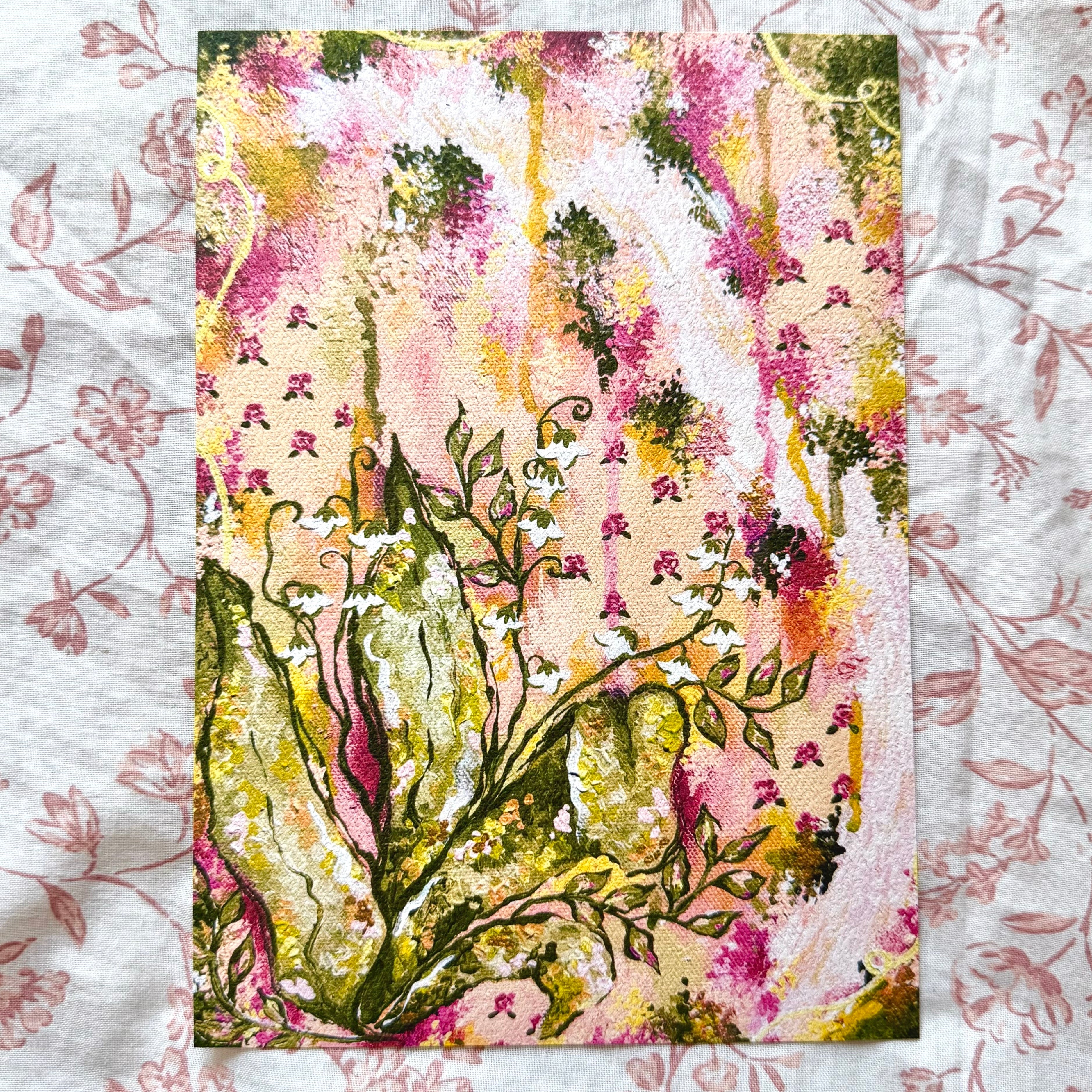 "Soft Bloom" Floral Art Print
