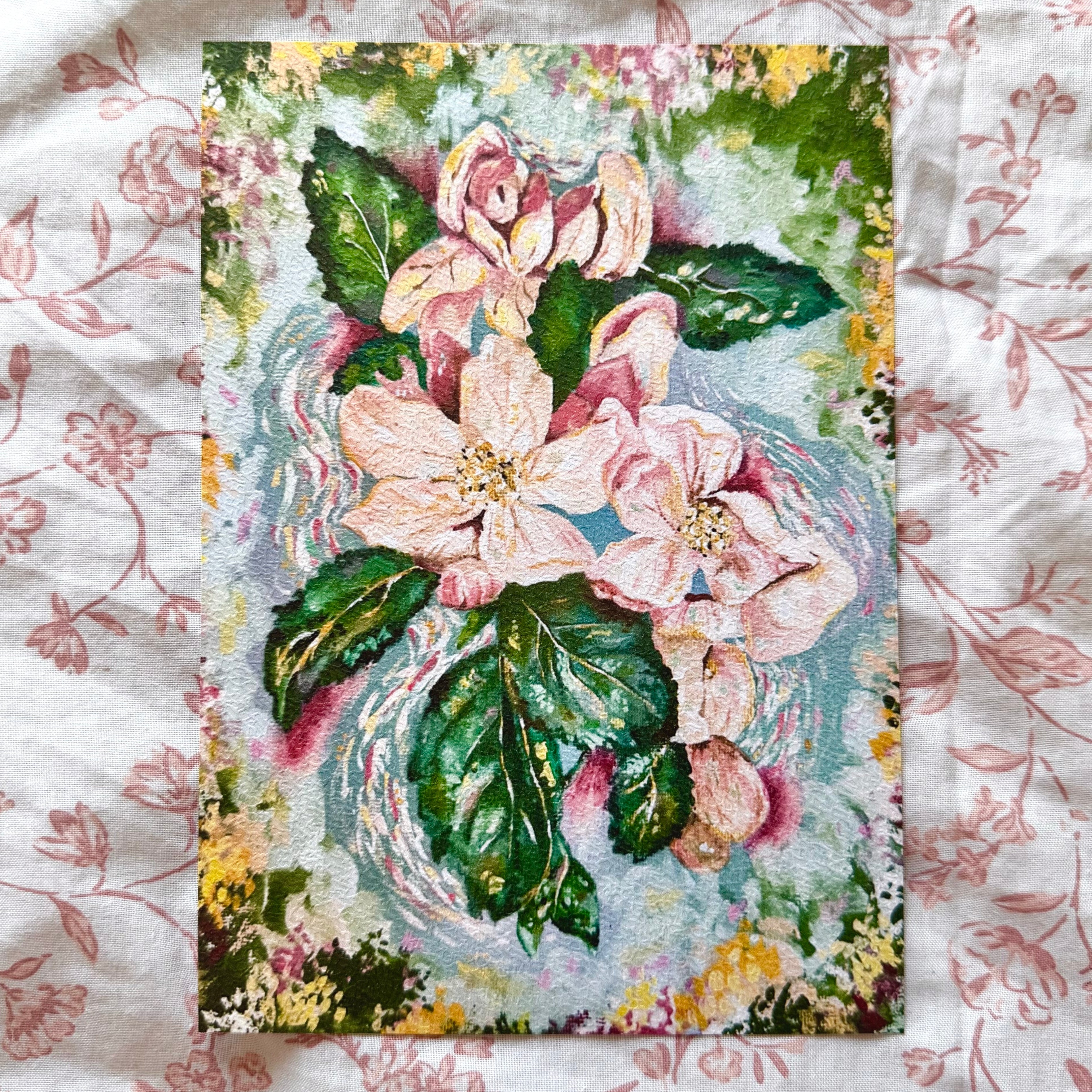 "Waterlily Lagoon" Floral Art Print