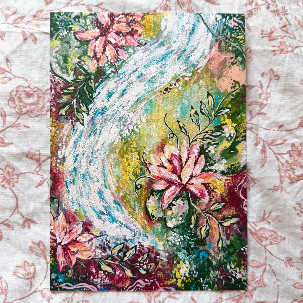 "Lost in Petals" Floral Art Print