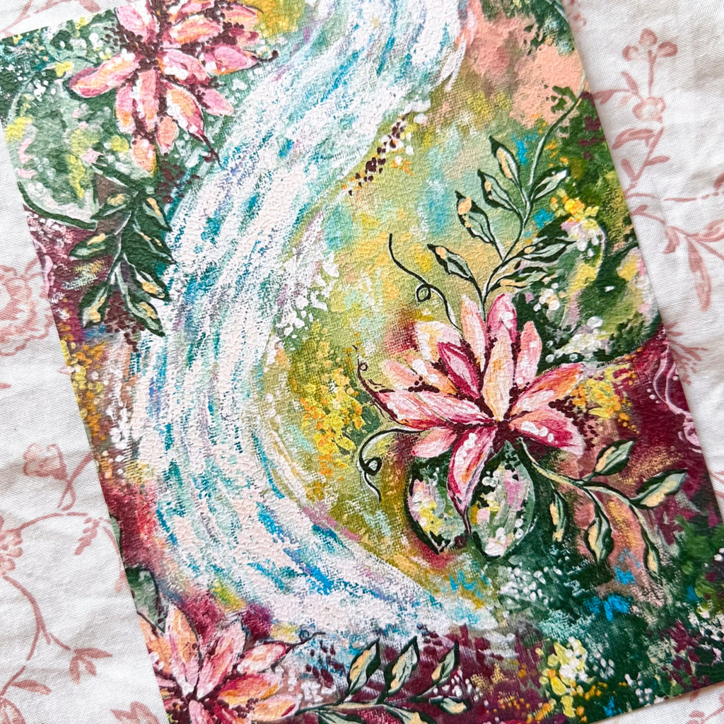 "Lost in Petals" Floral Art Print