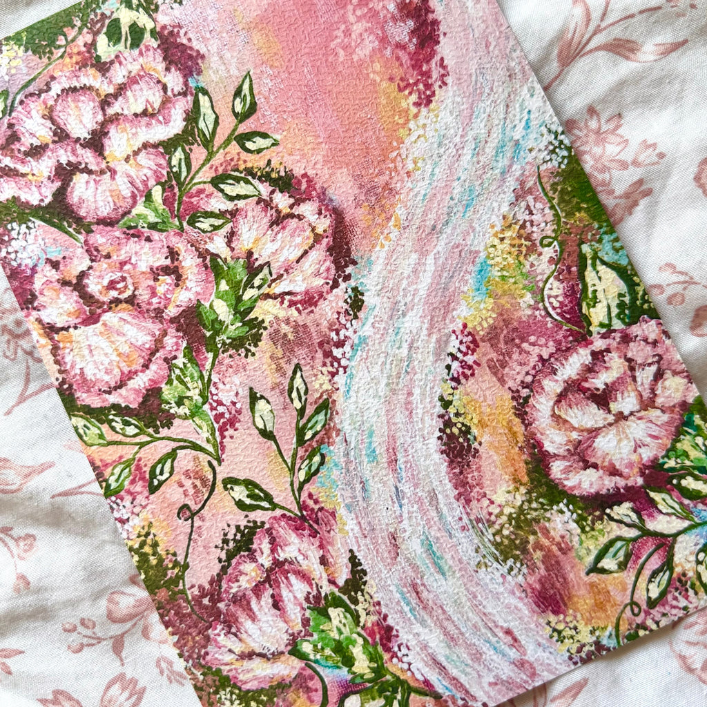 "Carnations" Floral Art Print