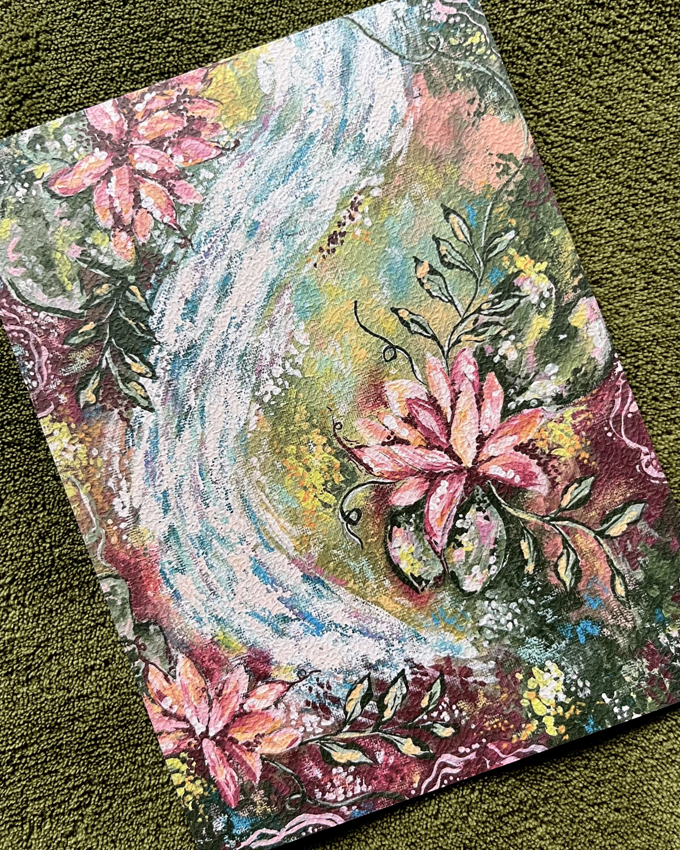 "Lost in Petals" Floral Art Print